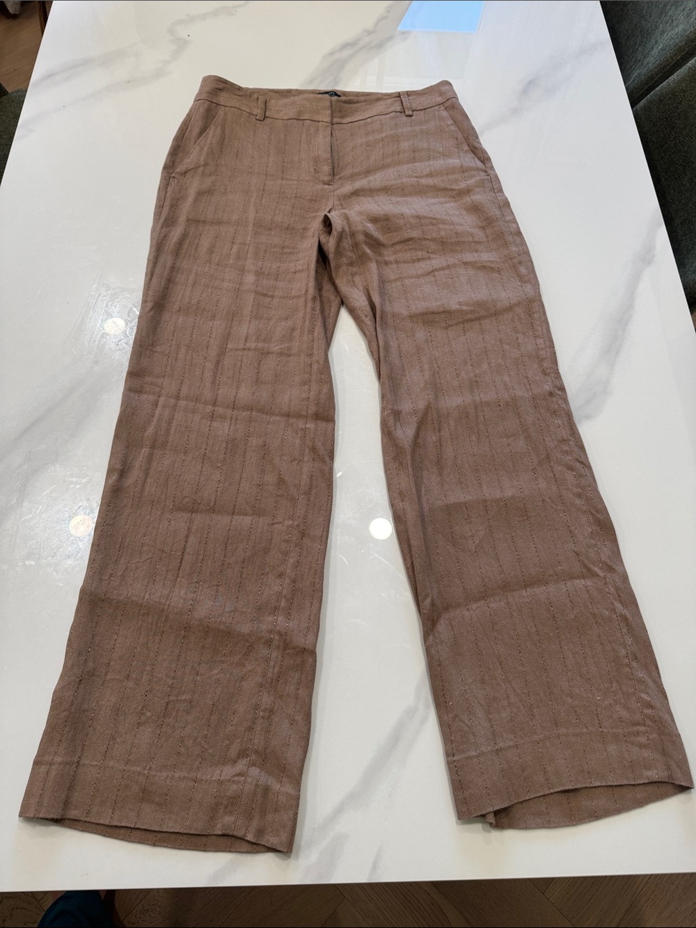 RW&CO. Women’s Linen Blend Pants, Sz 8, great pre owned condition